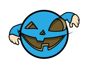 Happy Cartoon Halloween Character