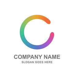 Circle Abstract Colorful Logo