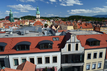 Centrum Jeleniej Góry w lecie/Jelenia Gora downtown in summer, Lower Silesia, Poland © Pictofotius