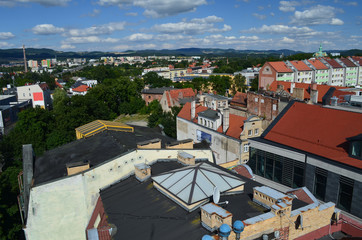 Centrum Jeleniej Góry w lecie/Jelenia Gora downtown in summer, Lower Silesia, Poland © Pictofotius