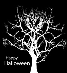 Dead Tree Silhouette Vector