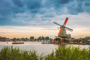 Foto op Plexiglas De Zaanse Schans in Zaandam, just north of Amsterdam © Hamperium Photo
