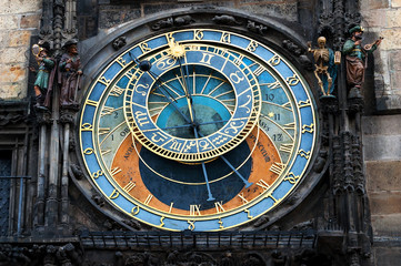 Prague old town square and Astronomical Clock Tower, Prague, Czech Republic.