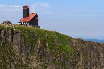 Śnieżne kotły, przekaźnik radiowo-telewizyjny, Karkonosze
