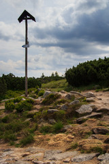 Karkonosze, szlak turystyczny © Grzegorz