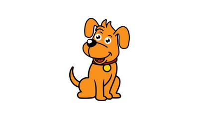 Fototapeta premium Pet, Dog, Liitle Dog Vector 