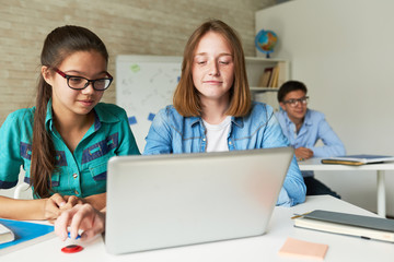 Students Having ICT Class