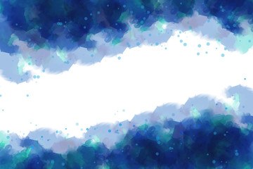 abstract vector blue tone colorwater background