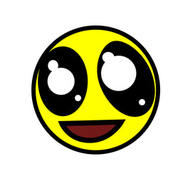 Happy Cute Cartoon Face