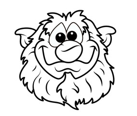 Happy Leprechaun Face Drawing