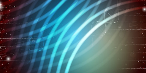 dna and medical and technology background. futuristic molecule structure presentation