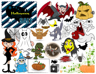 Cartoon Halloween Graphic Designs