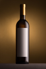 Excellent white wine bottle
