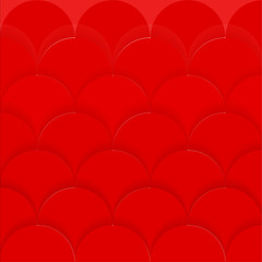 Red Circles Pattern Christmas Background