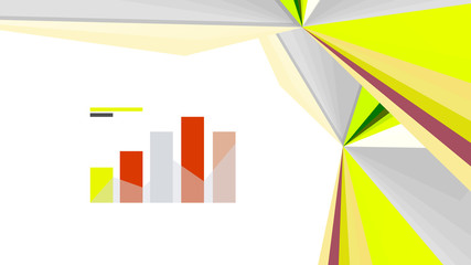 Modern triangle presentation template