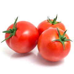 tomatoes isolated on white background