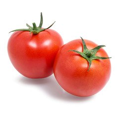tomatoes isolated on white background