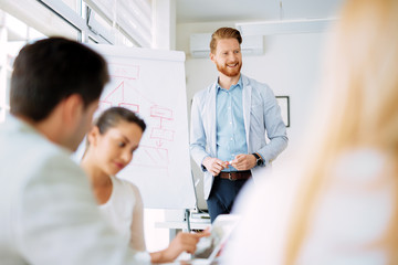 Obraz premium Business seminar and lecutre