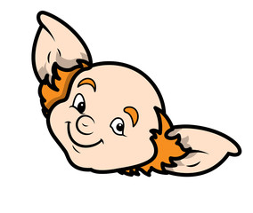 Smiling Leprechaun Face Expression