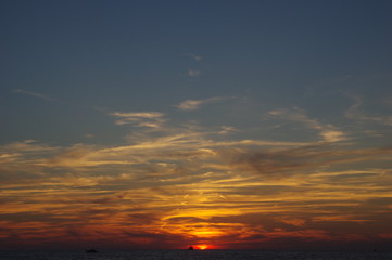 Obraz premium Kroatischer Sonnenuntergang