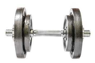 Dumbbells isolated on white background