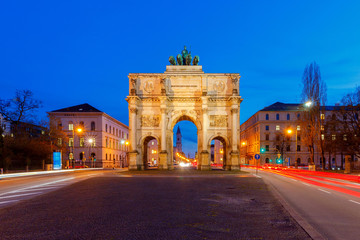 Fototapeta na wymiar Munich. Triumphal Arch.