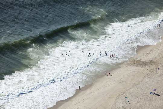 aerial flight over New Jersey