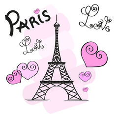 Fototapeta na wymiar Paris vector illustration