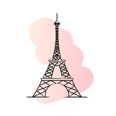Fototapeta na wymiar Paris vector illustration