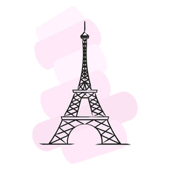 Naklejka na ściany i meble Paris vector illustration