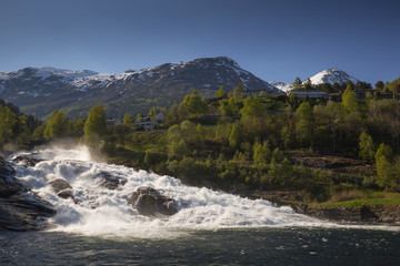 Hellesylt waterfall,  Norway