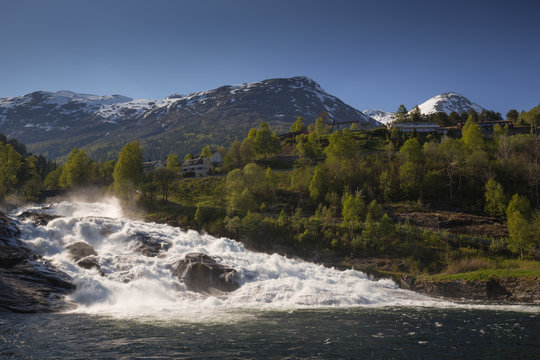 Hellesylt waterfall,  Norway