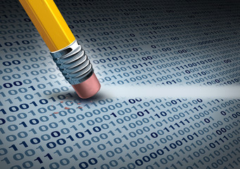 Removing Computer Data © freshidea