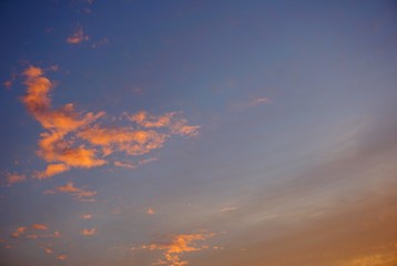 Goldener Himmel / Golden Sky