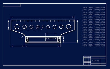 Obraz premium T-square 2