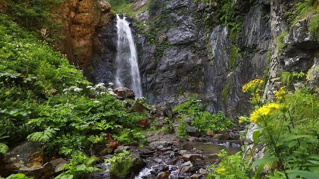 Caucasus Waterfall Georgia