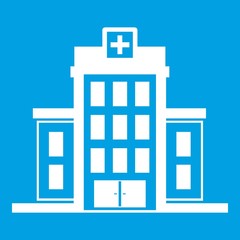 Hospital icon white