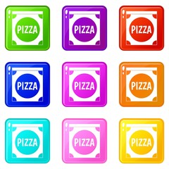 Pizza box cover set 9