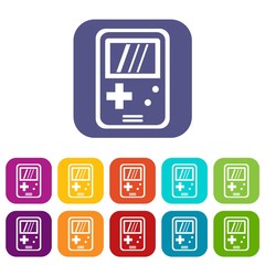 Tetris icons set