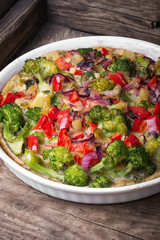 Vegetarian Italian Omelette