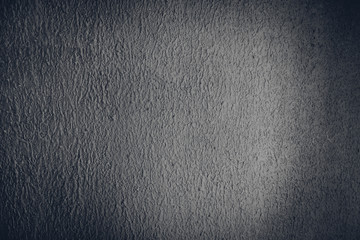 Gray abstract background of black plaster with texture used for background.