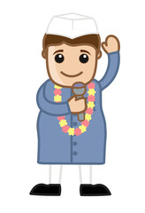 Bangali Political Leader Giving Speech