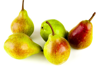 Pears isolated on white background