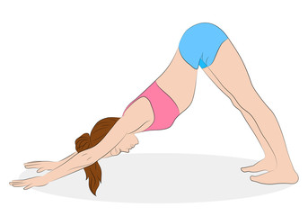 Woman doing yoga