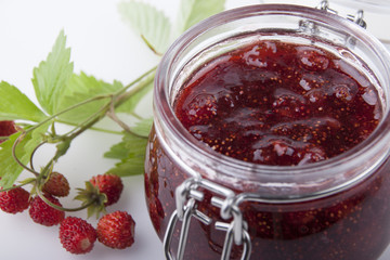 Jam from wild strawberry