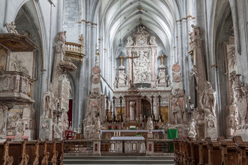 Innenansicht einer Kirche am Bodensee