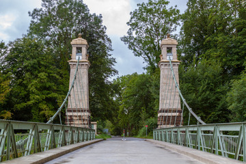 Hängebrücke über die Argen