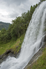 Norway. Waterfall  Steinsdalsfossen