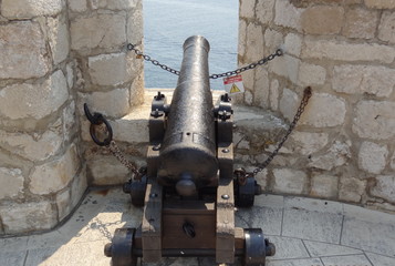 Cannon in Lovrijenac fort