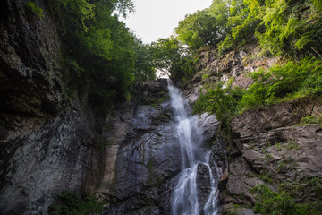 Waterfall mountain landscape